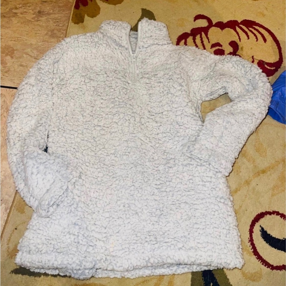Girls Super Soft Say What? Pullover Size L
